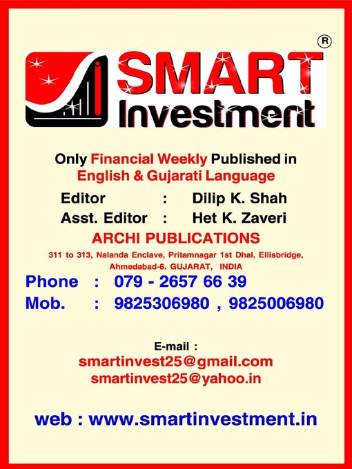 Cover image for SMART INVESTMENT 